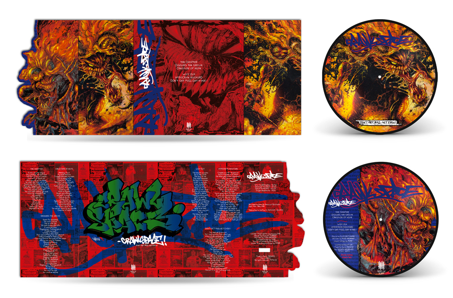 CRAWLSPACE picture disc vinyl, MAD edition CRAWLSPACE picture disc vinyl, MAD edition