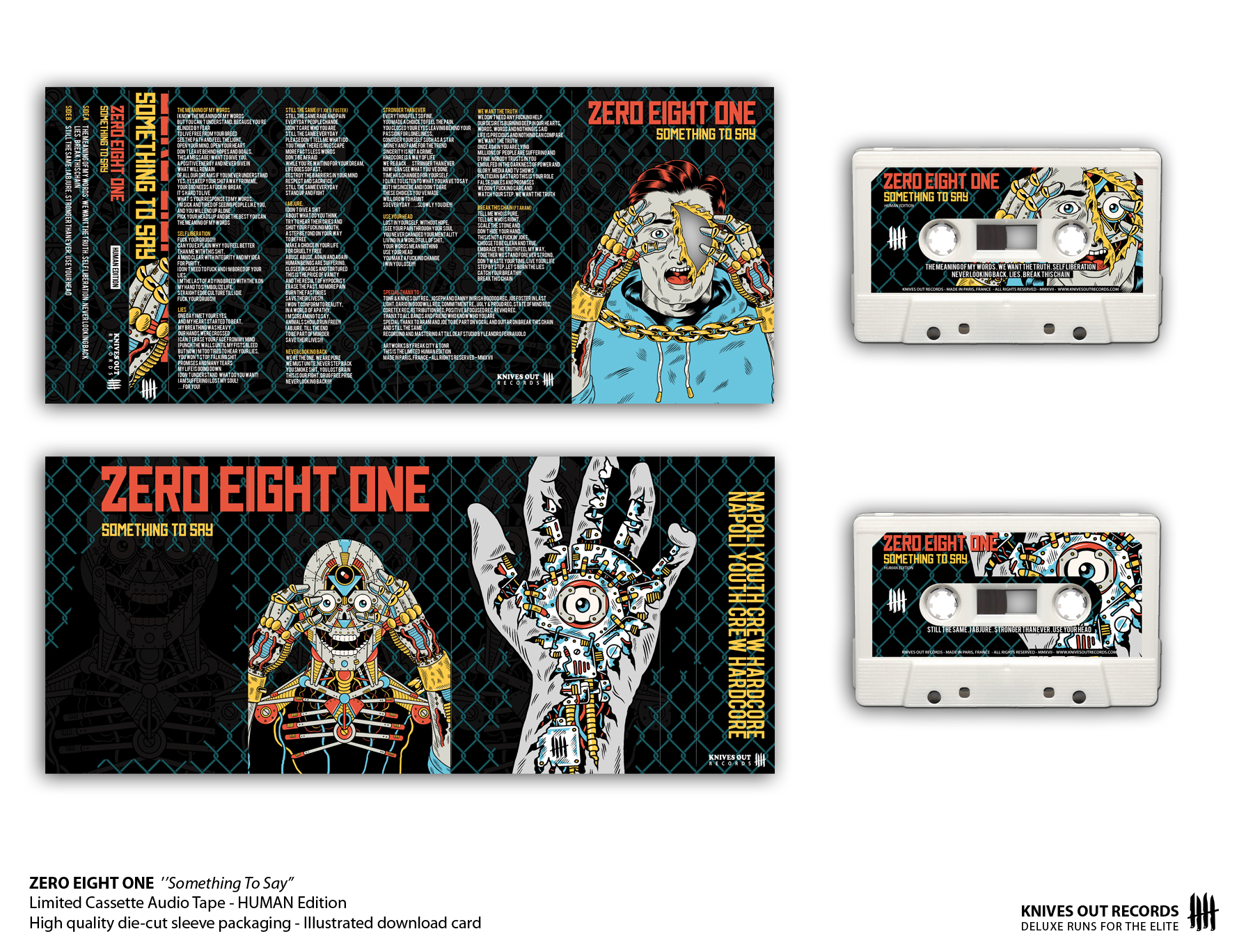 ZERO EIGHT ONE Something To Say Cassette Tape