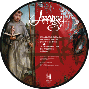 ARKANGEL Prayers Upon Deaf Ears, picture disc, B side - Wood edition