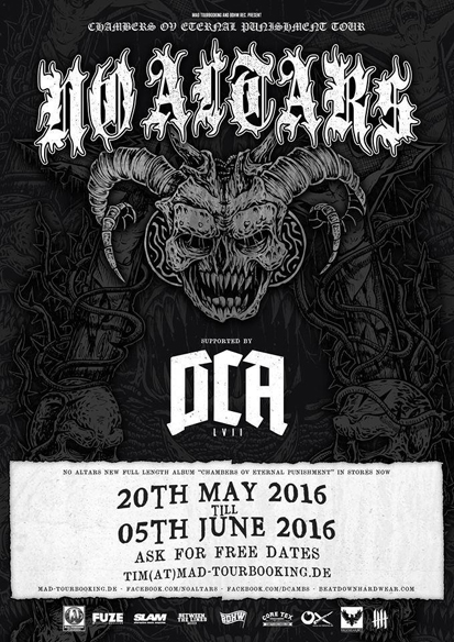 No Altars DCA tour flyer