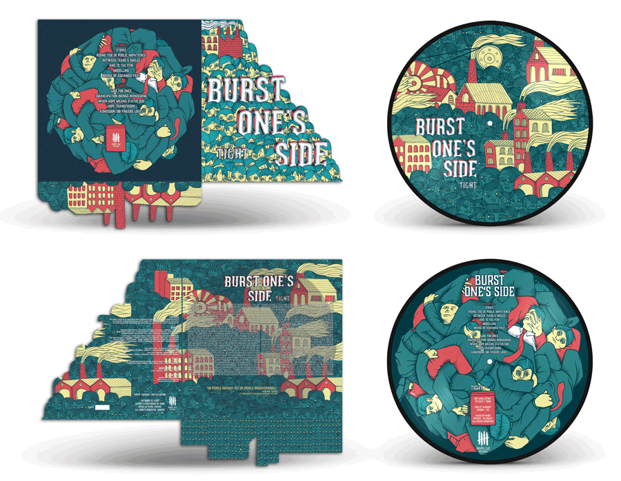 BURST ONES SIDE Tight picture disc vinyl edition