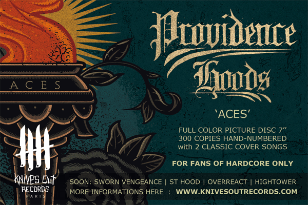PROVIDENCE / HOODS aces promo flyer