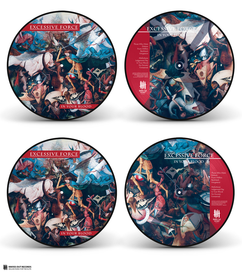 EXCESSIVE FORCE 'In Your Blood' Picture Disc vinyl