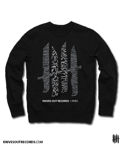 Sharp Pleasure crewneck Knives Out x Joy Division