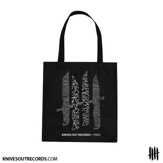 Knives Out records 'Sharp Pleasure, Joy Division'Totebag