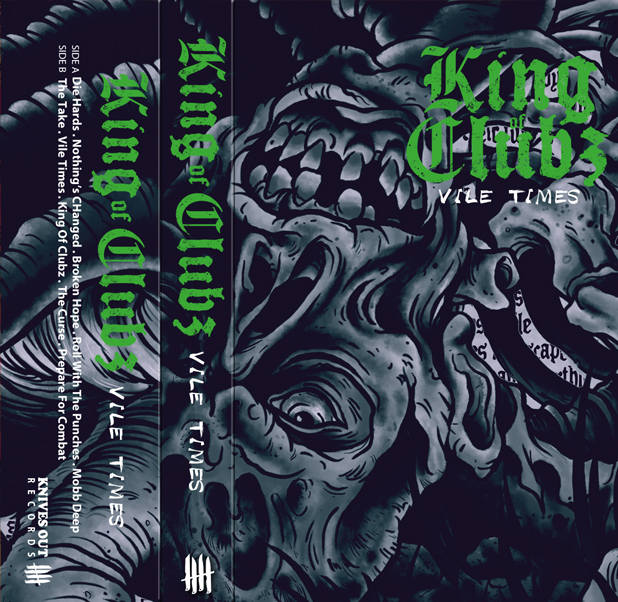 KING OF CLUBZ Vile Times Cassette Audio Tape