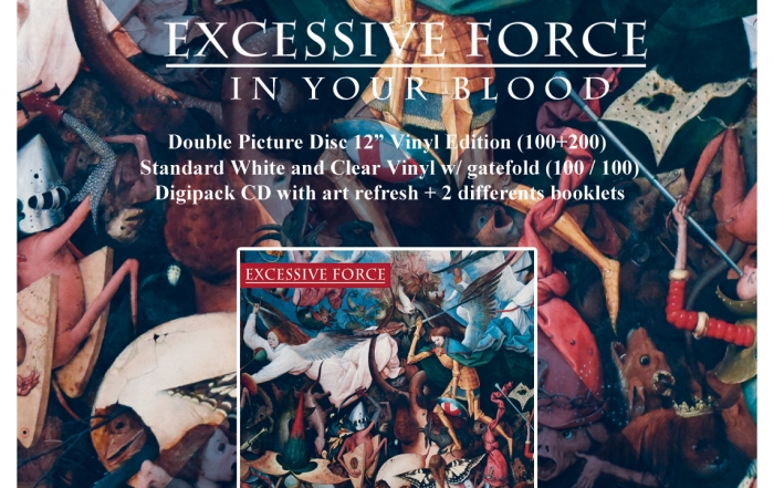 EXCESSIVE FORCE In Your Blood announcement