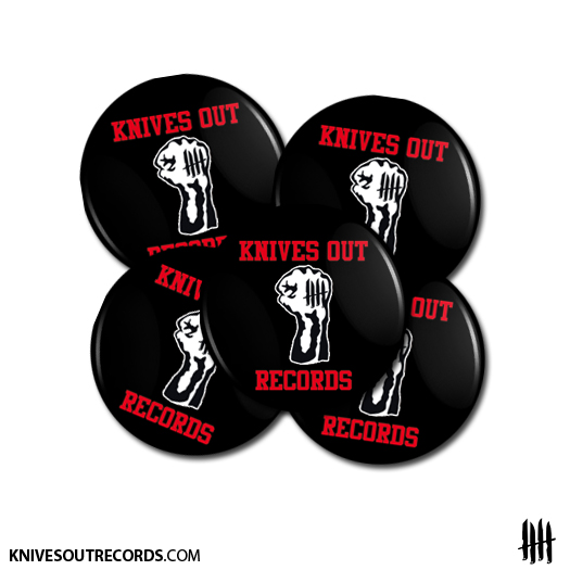 Knives Out records x Youth Of Today tribute button