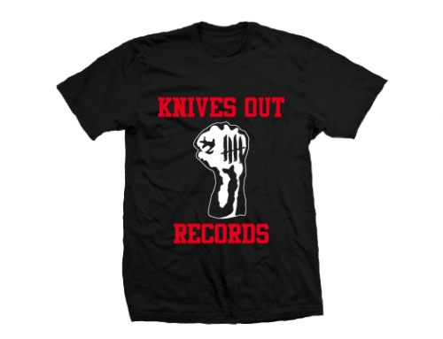 Knives Out records x Youth Of Today tribute shirt