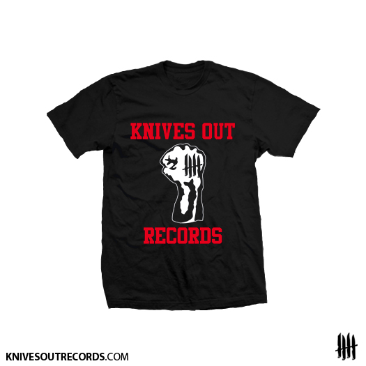 Knives Out records x Youth Of Today shirt