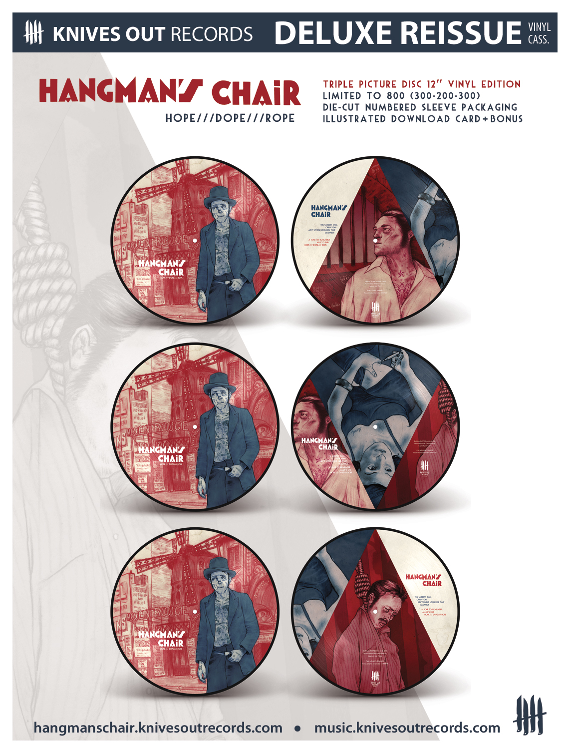 HANGMAN S CHAIR Hope Dope Rope triple picture disc vinyl edition