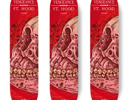 SWORN VENGEANCE / ST HOOD limited “Ape” Skate deck Edition