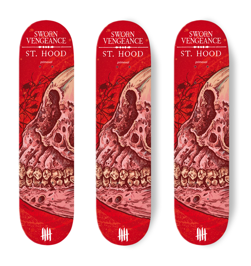 KNIVES OUT SKATEBOARDS Sworn Vengeance/St Hood