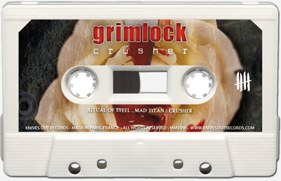 GRIMLOCK Crusher cassette tape