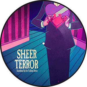 SHEER TERROR Standing Up For Falling Down picture disc vinyl - Rose Edition