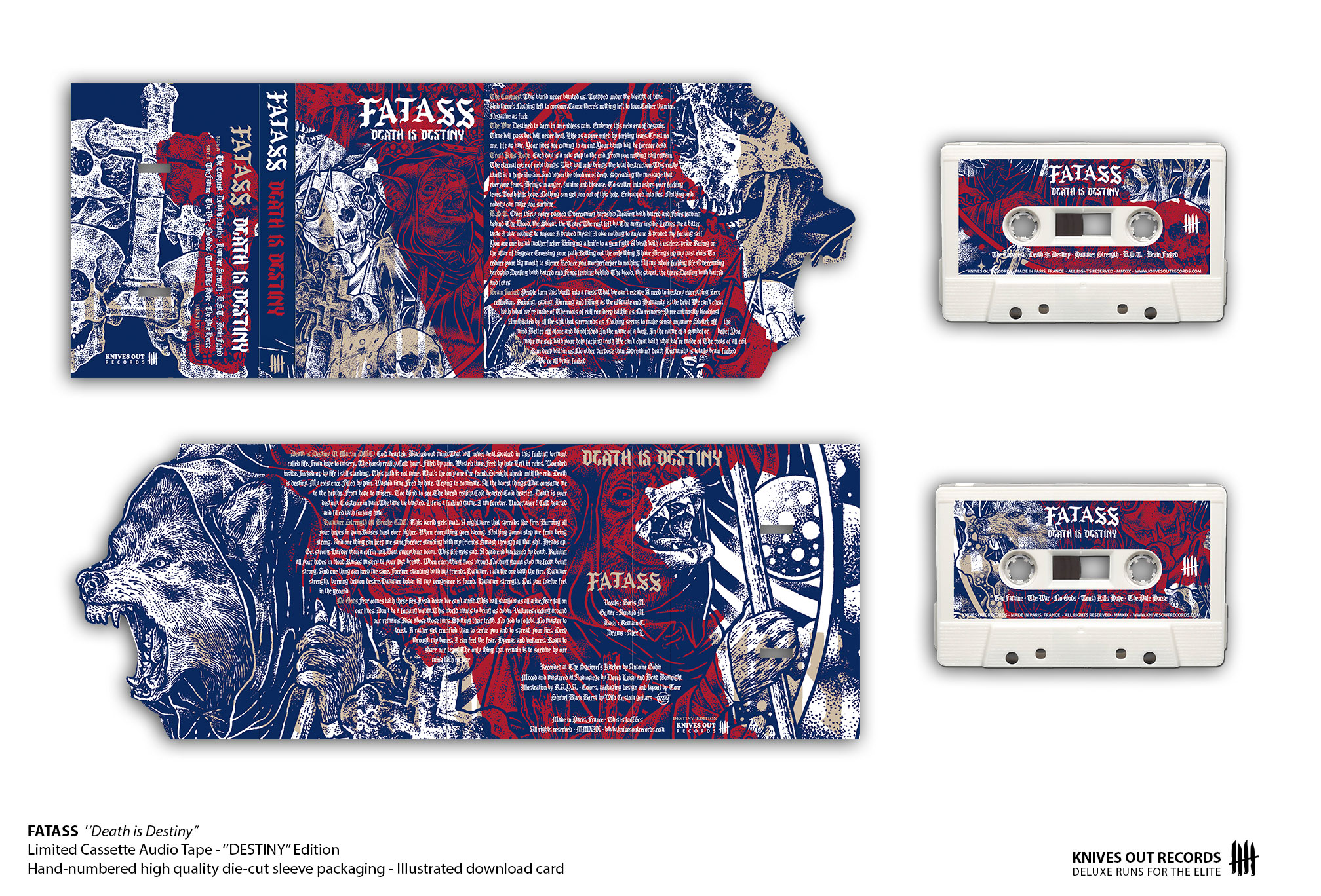 FATASS Death is Destiny Cassette Audio Tape - DESTINY Edition