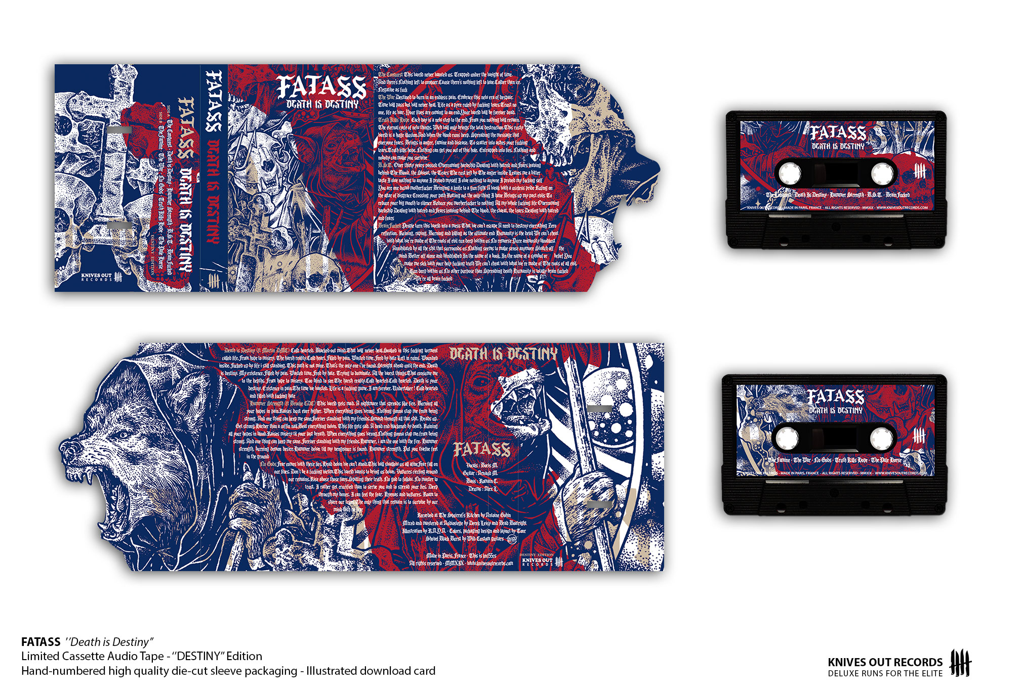 FATASS Death is Destiny Cassette Audio Tape - DESTINY Edition