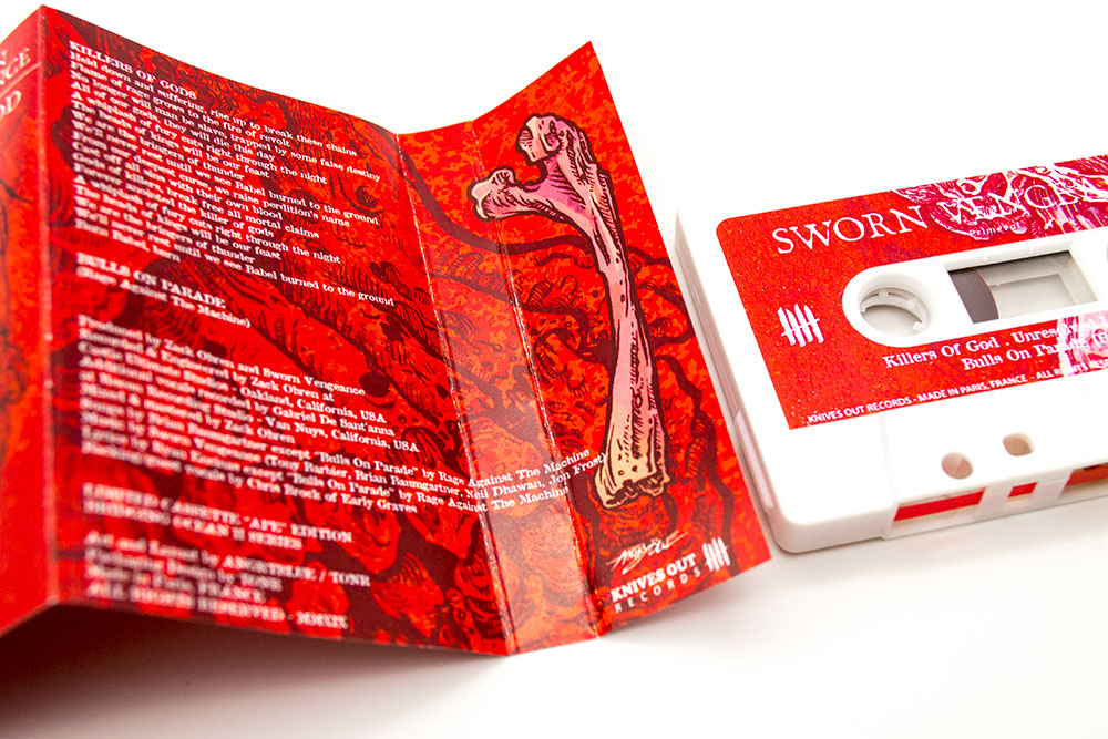 SWORN VENGEANCE / ST HOOD Primeval cassette tape