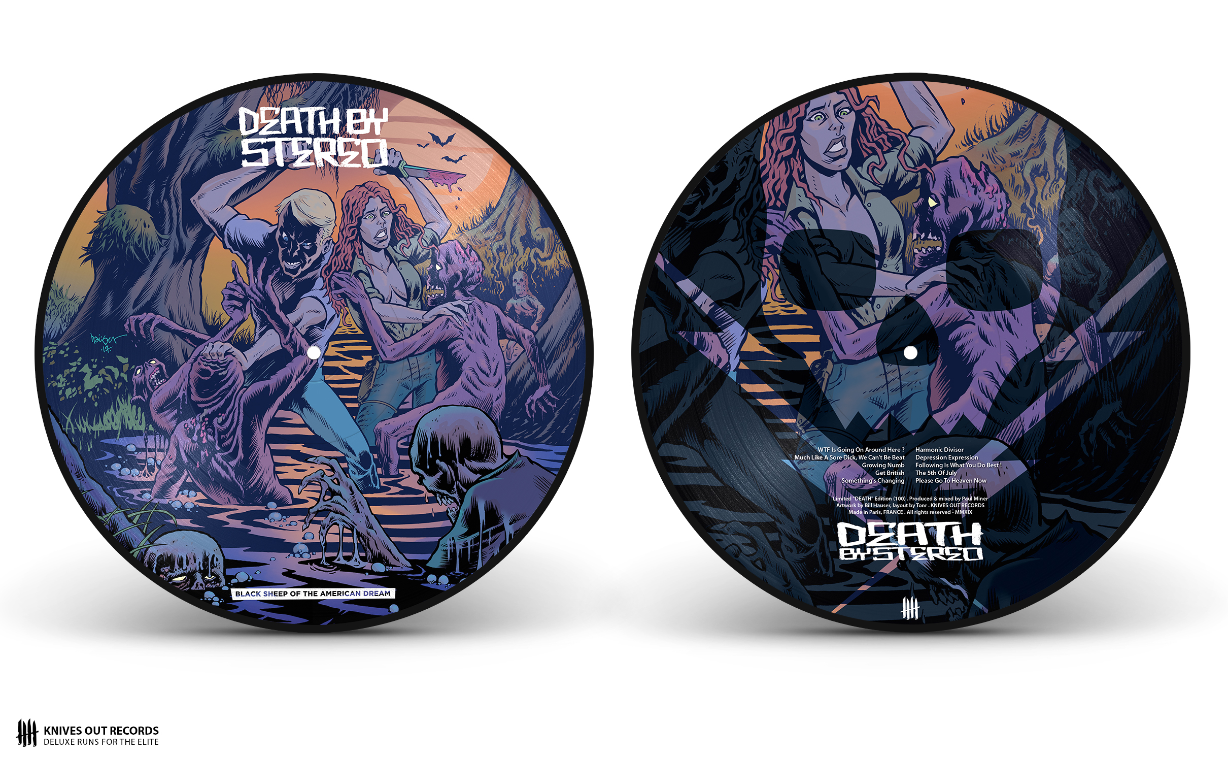 DEATH BY STEREO Black Sheep Of The American Dream Picture Disc Vinyl
