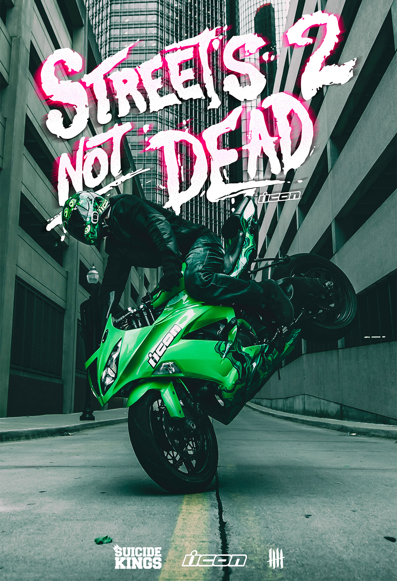 Streets 2 Not Dead, Knives Out records x Icon Motosports x Suicide Kings x Kyle Sliger