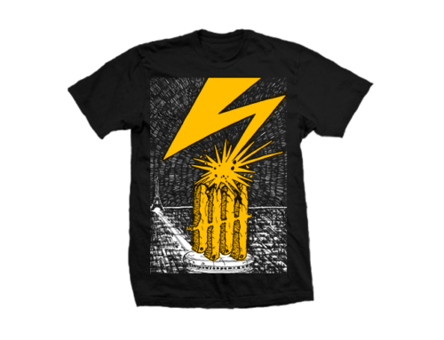 Knives Out records x Bad Brains tribute shirt