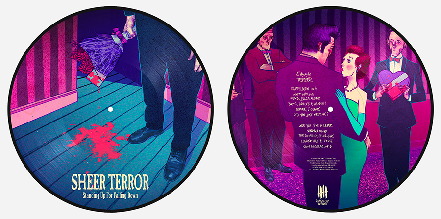 SHEER TERROR Standing Up For Falling Down picture disc vinyl