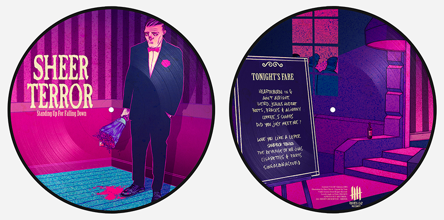 SHEER TERROR Standing Up For Falling Down picture disc vinyl