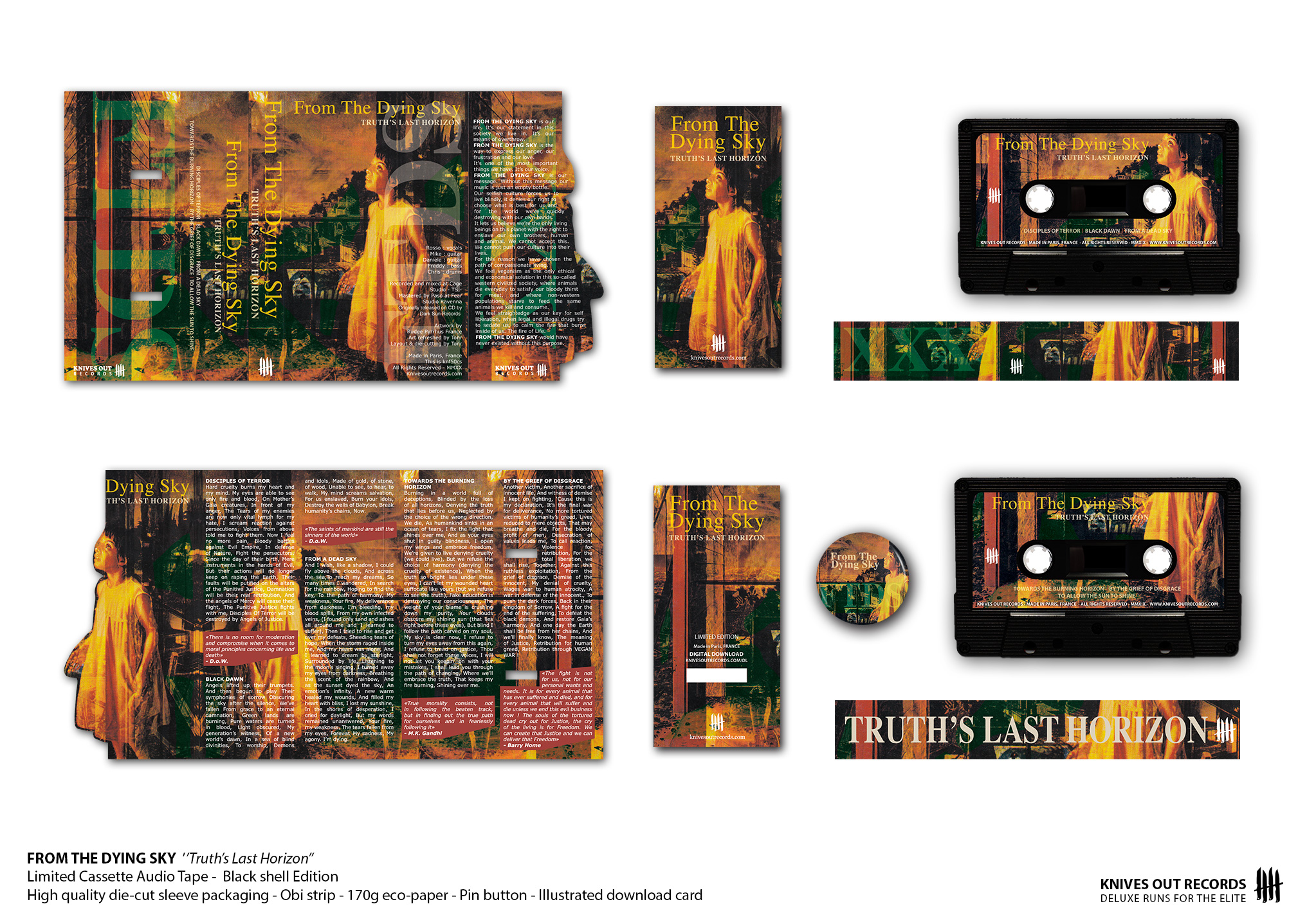 FROM THE DYING SKY "Truth's Last Horizon" cassette audio tape