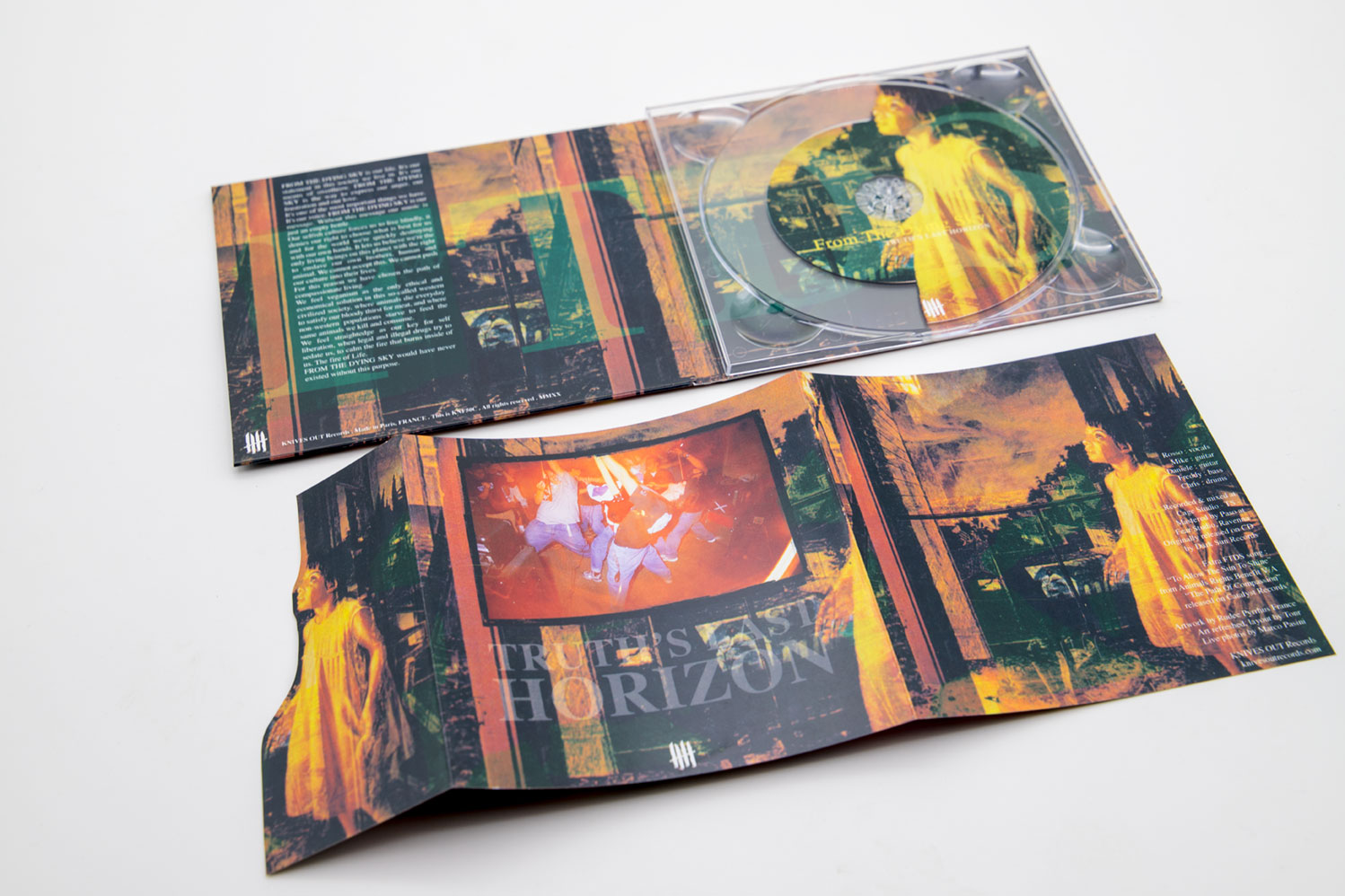 FROM THE DYING SKY "Truth's Last Horizon" Deluxe Digipack clear CD