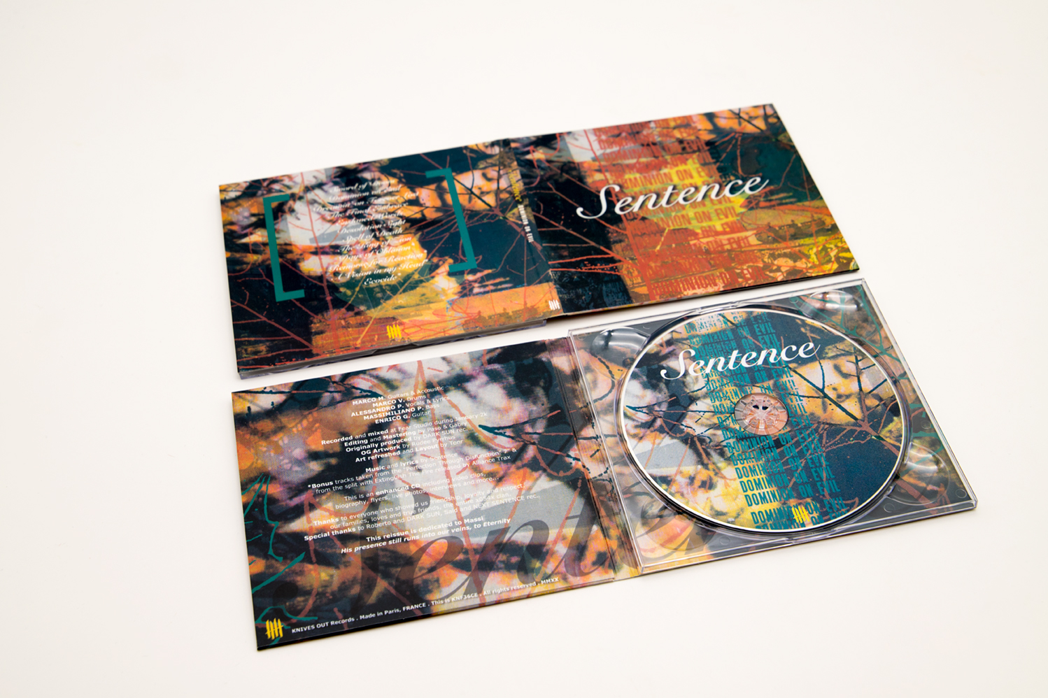 SENTENCE "Dominion On Evil" Deluxe Digipack CD