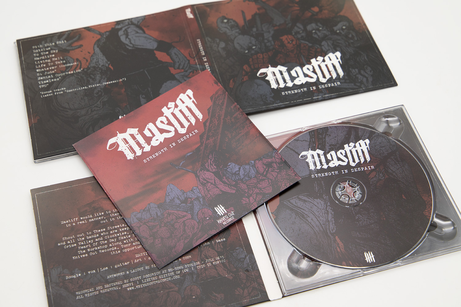 MASTIFF "Strength In Despair" Digipack CD