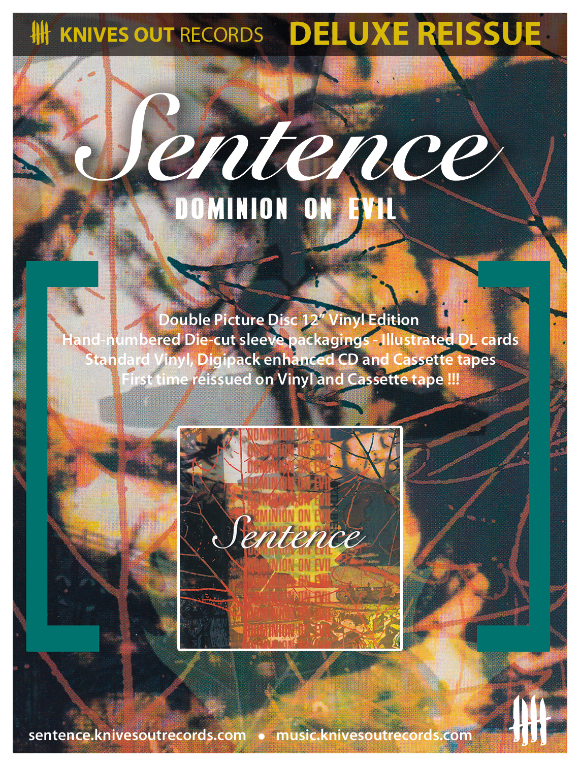 SENTENCE "Dominion On evil" Full deluxe reissue