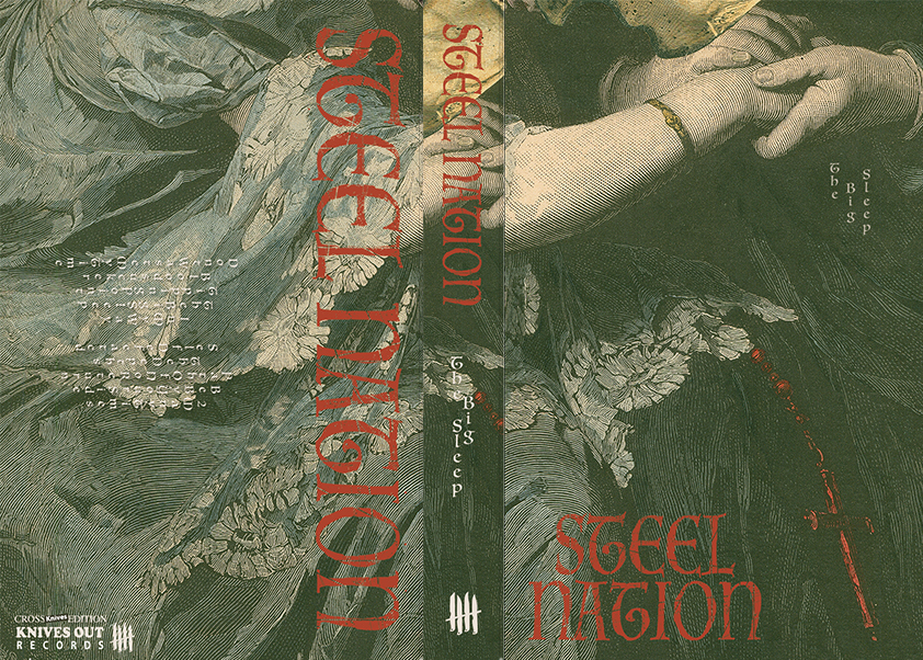STEEL NATION "The Big Sleep" Cassette Tape, Cross Knives Edition