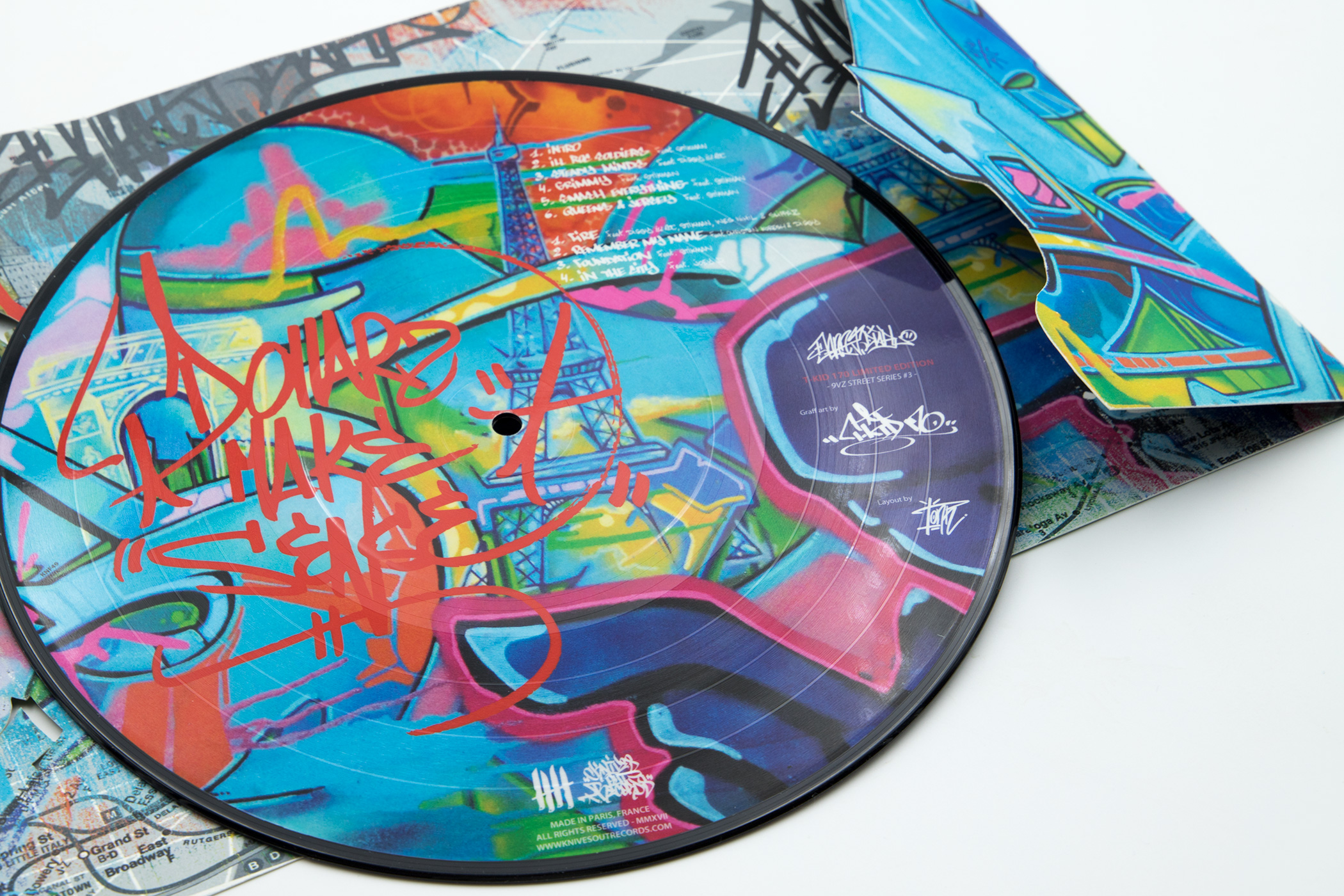 DANNY DIABLO "Dollerz Make Sense" Picture Disc 10" Vinyl • T-KID 170 Edition
