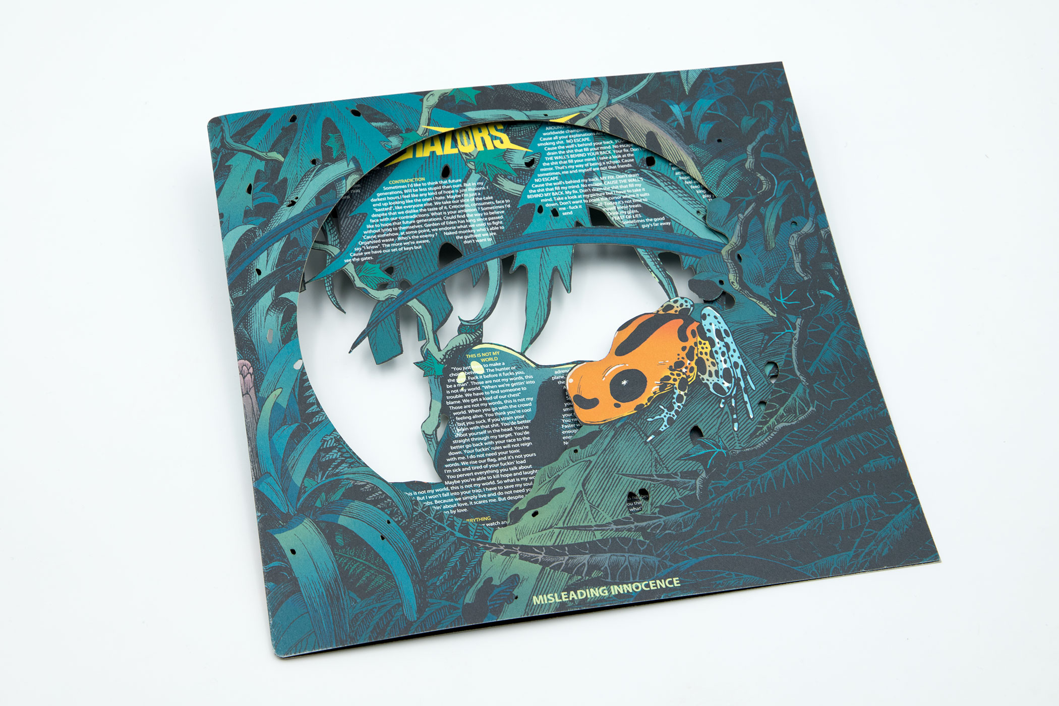 VERBAL RAZORS "Misleading Innocence" Picture Disc 10" Vinyl