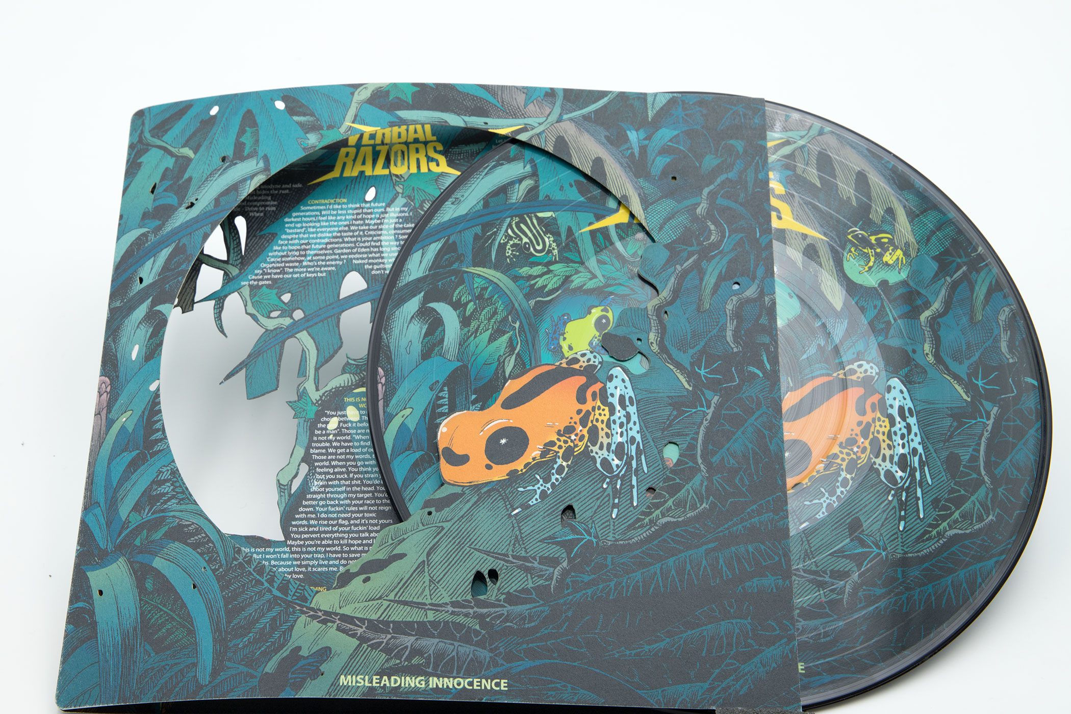 VERBAL RAZORS "Misleading Innocence" Picture Disc 10" Vinyl