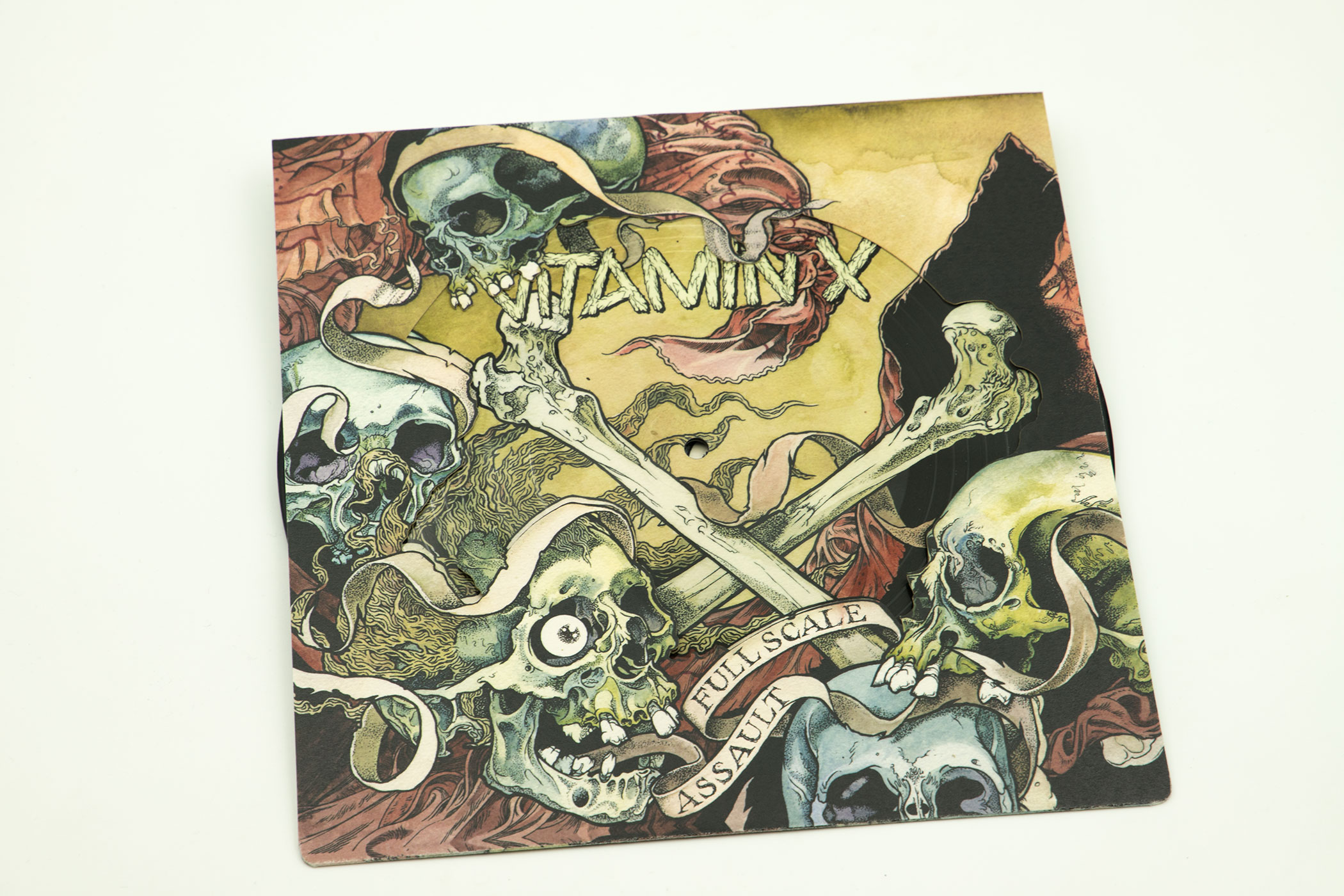 VITAMIN X "Full Scale Assault" Picture Disc 10" Vinyl