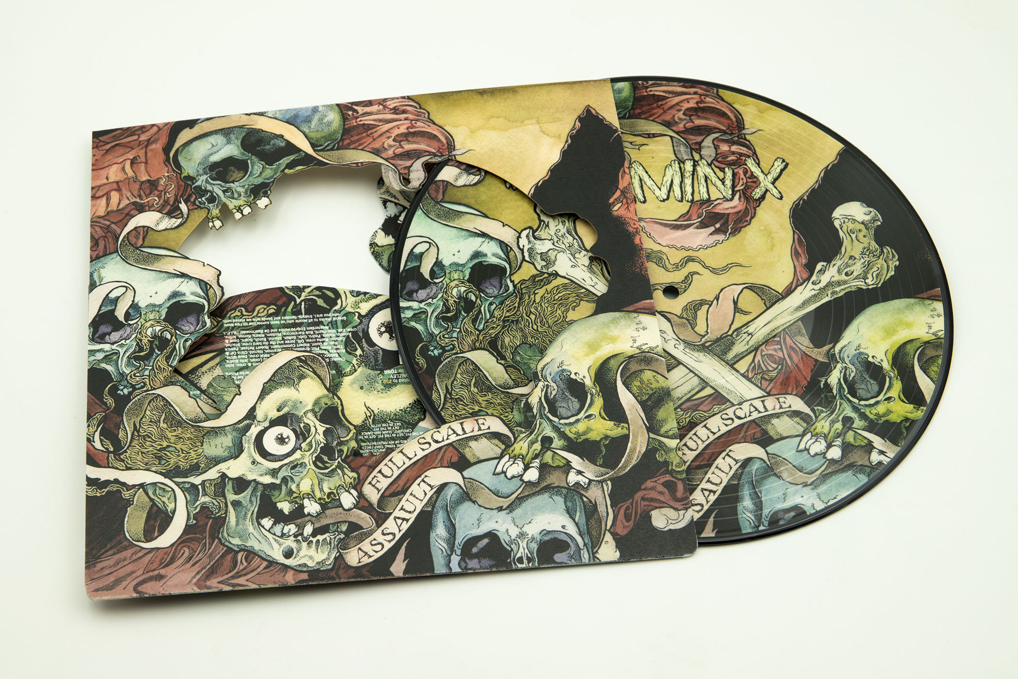 VITAMIN X "Full Scale Assault" Picture Disc 10" Vinyl