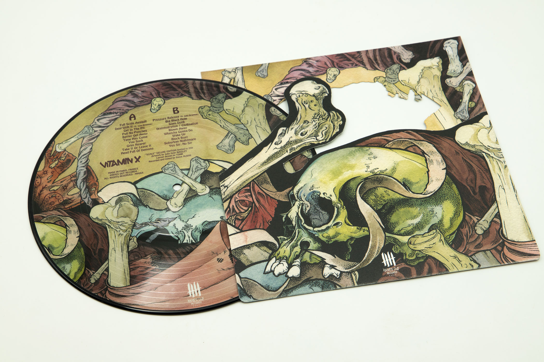 VITAMIN X "Full Scale Assault" Picture Disc 10" Vinyl