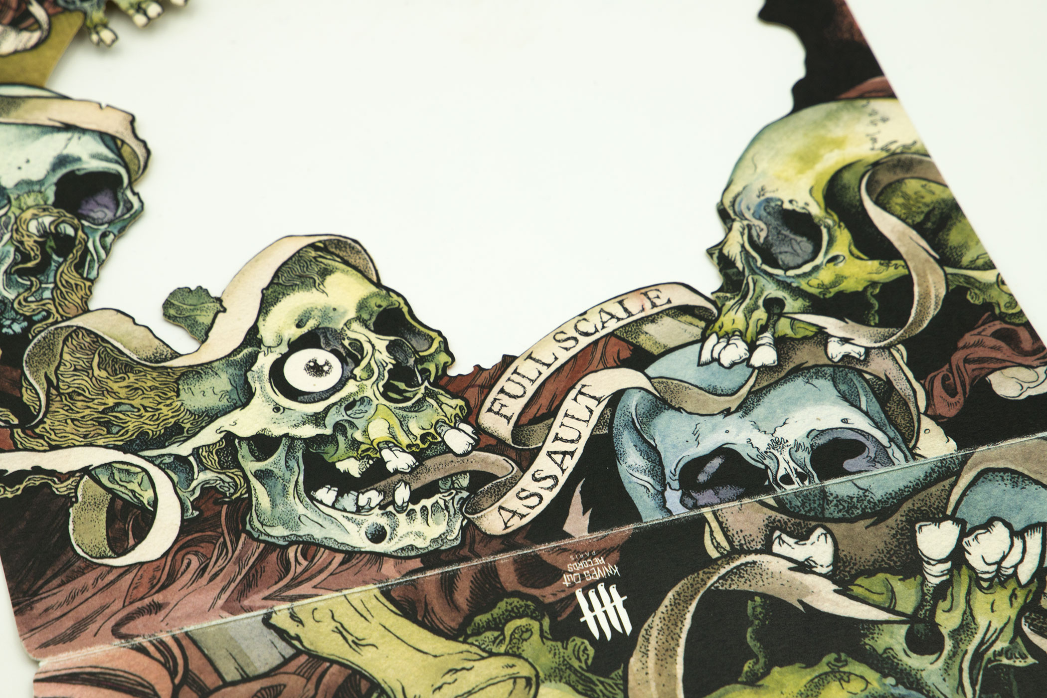 VITAMIN X "Full Scale Assault" Picture Disc 10" Vinyl