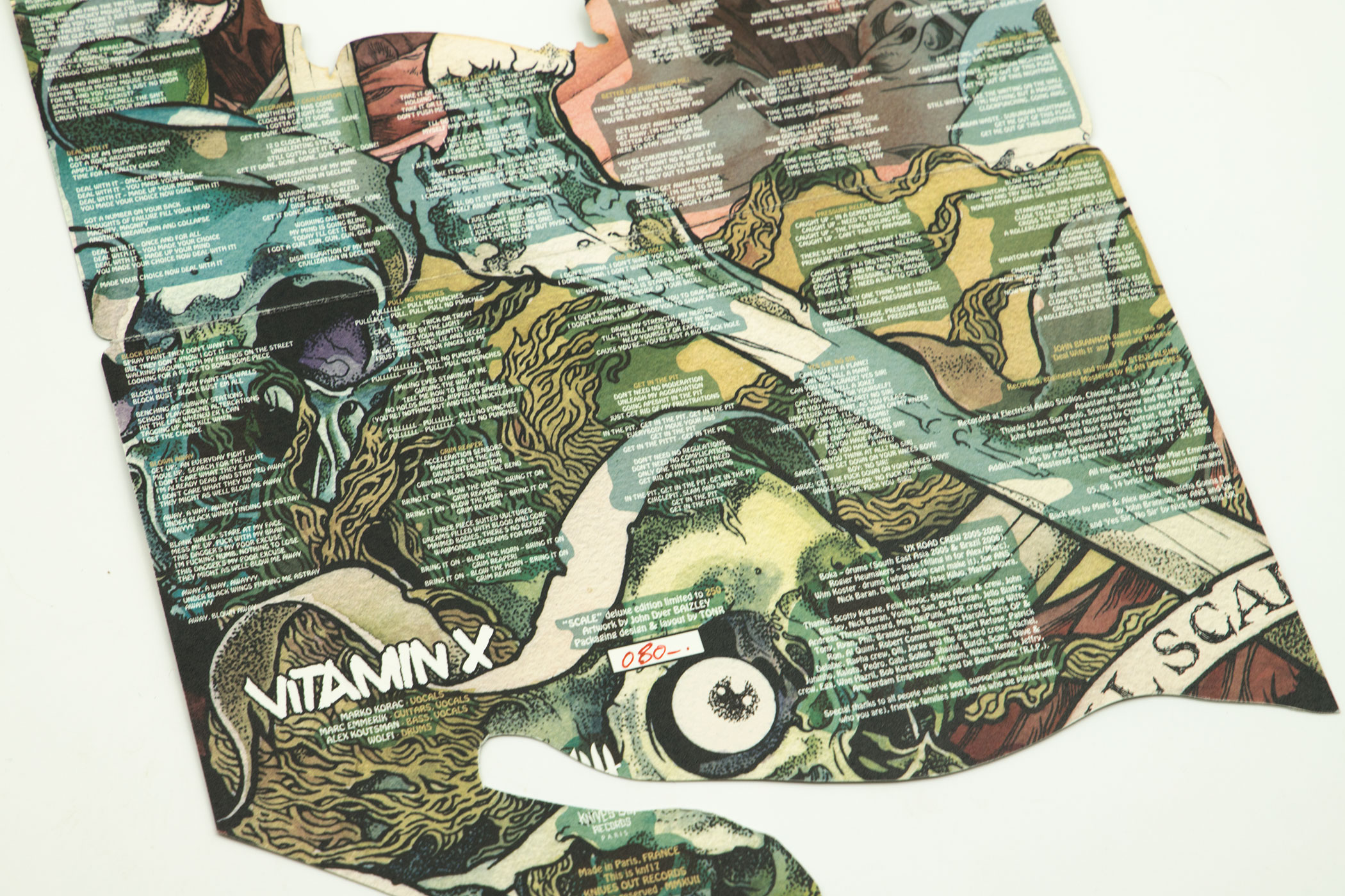 VITAMIN X "Full Scale Assault" Picture Disc 10" Vinyl