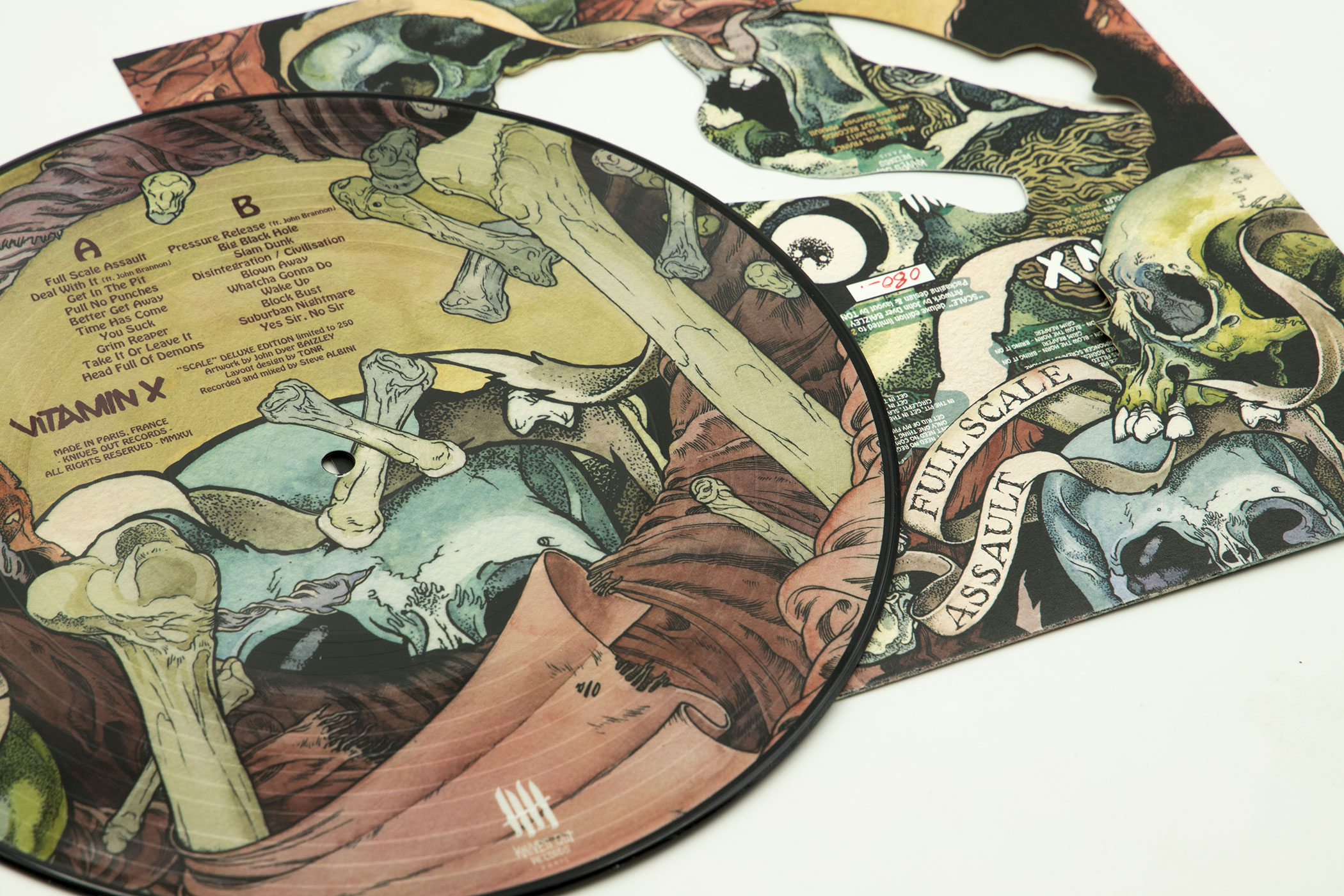 VITAMIN X "Full Scale Assault" Picture Disc 10" Vinyl