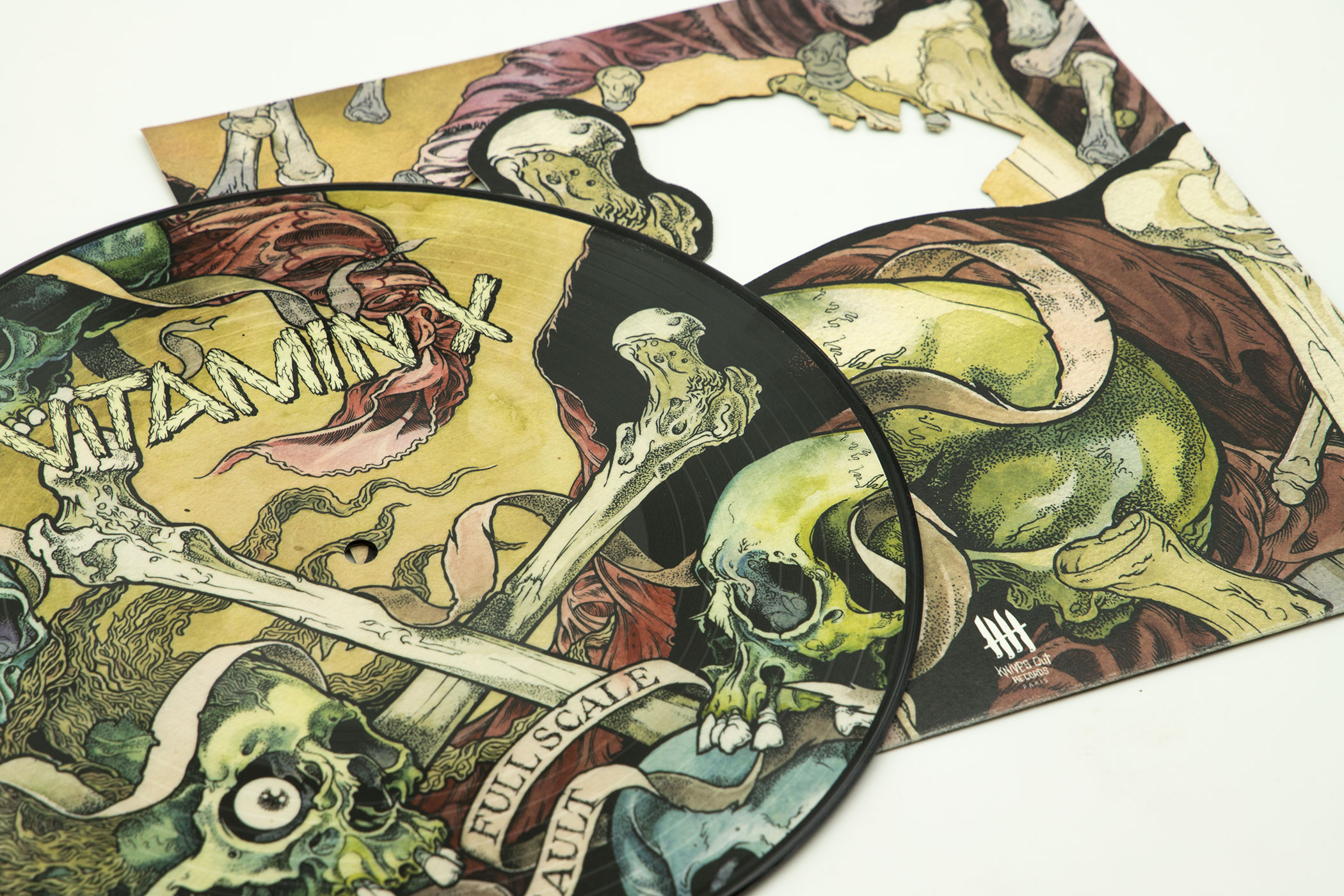 VITAMIN X "Full Scale Assault" Picture Disc 10" Vinyl