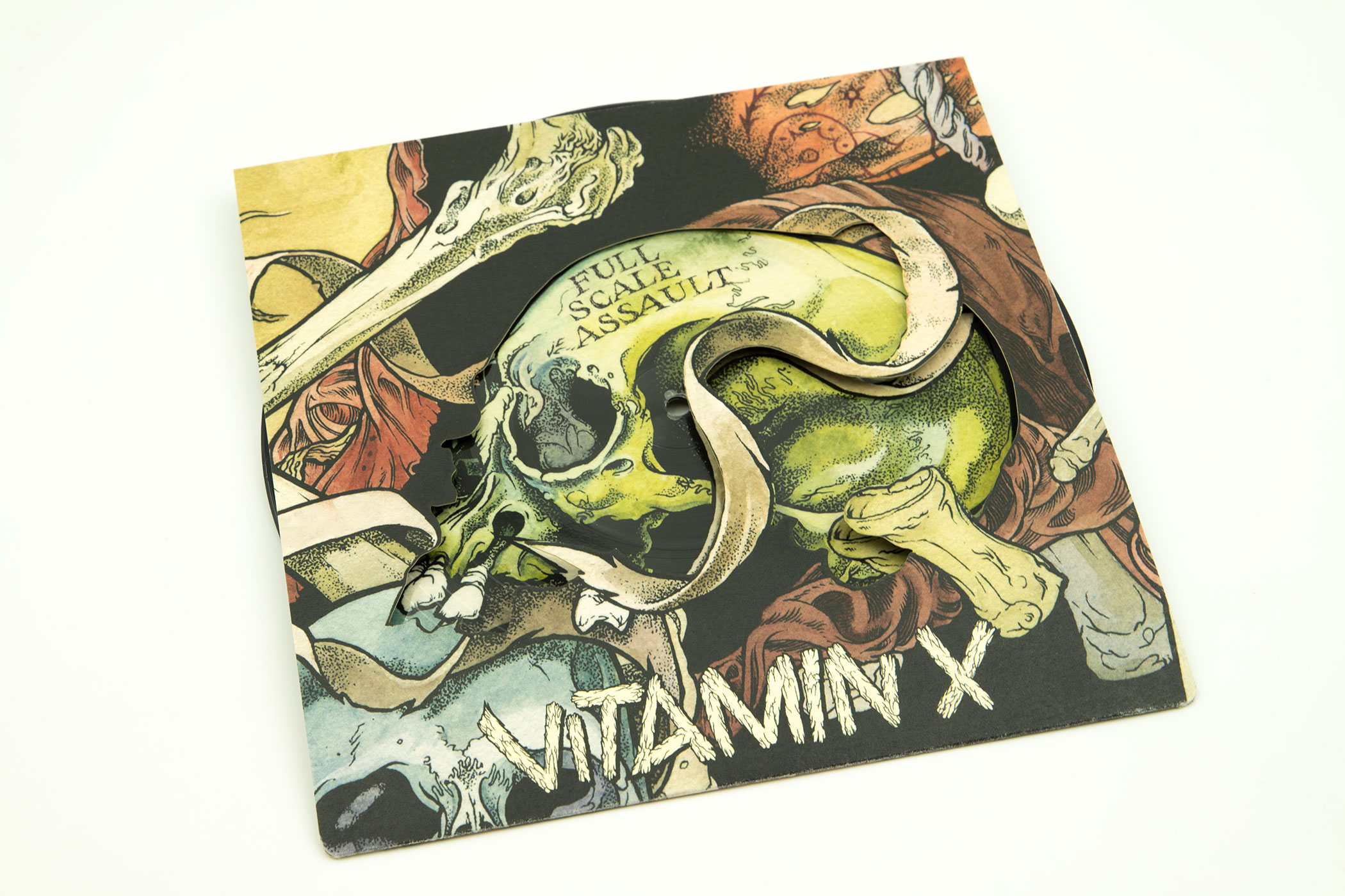 VITAMIN X "Full Scale Assault" Picture Disc 10" Vinyl