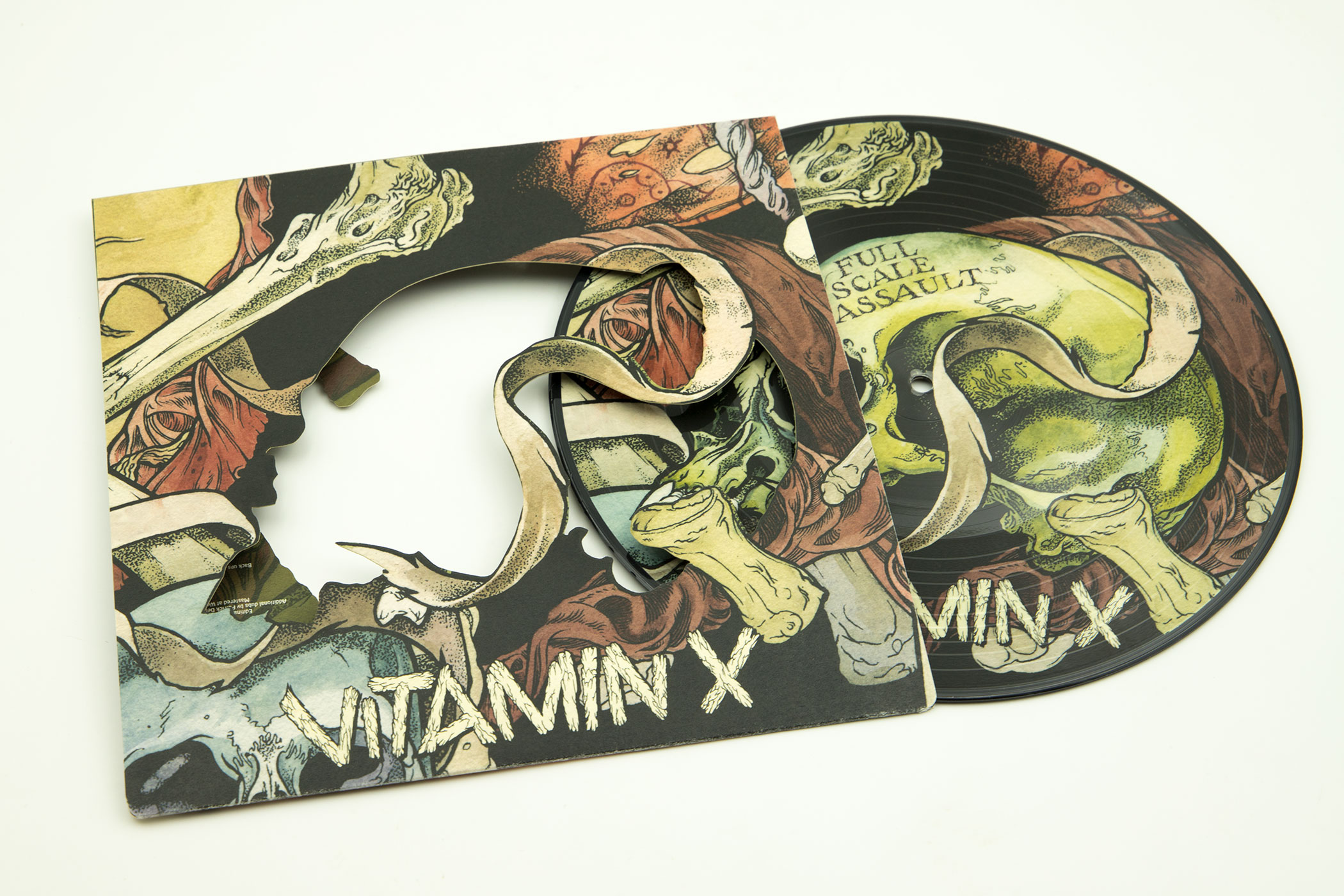 VITAMIN X "Full Scale Assault" Picture Disc 10" Vinyl