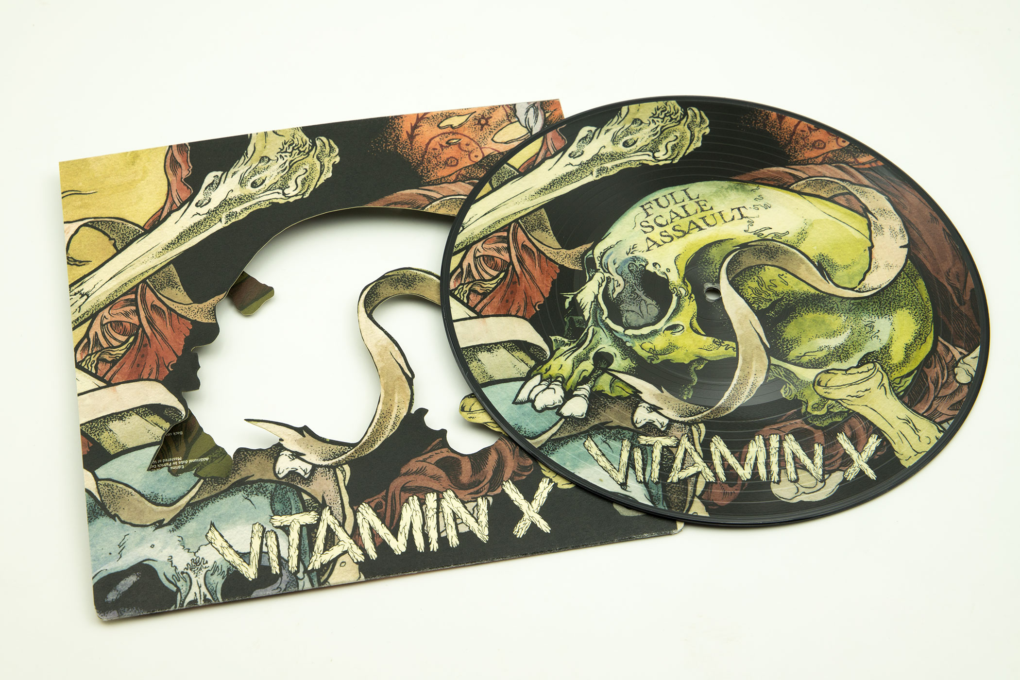 VITAMIN X "Full Scale Assault" Picture Disc 10" Vinyl