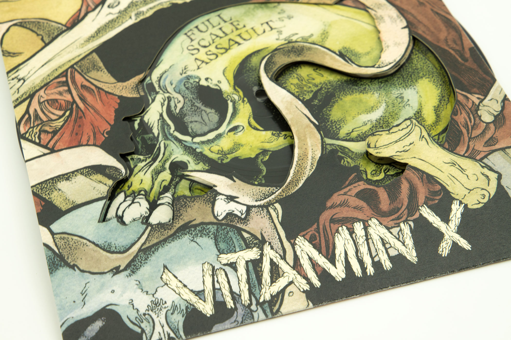 VITAMIN X "Full Scale Assault" Picture Disc 10" Vinyl
