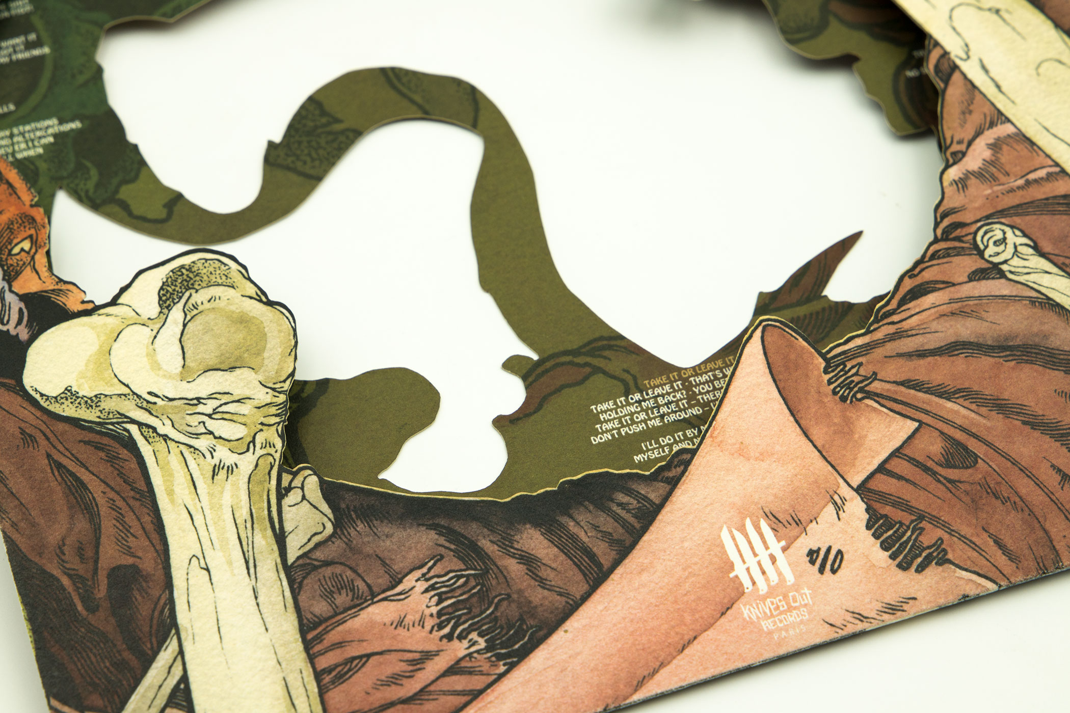 VITAMIN X "Full Scale Assault" Picture Disc 10" Vinyl