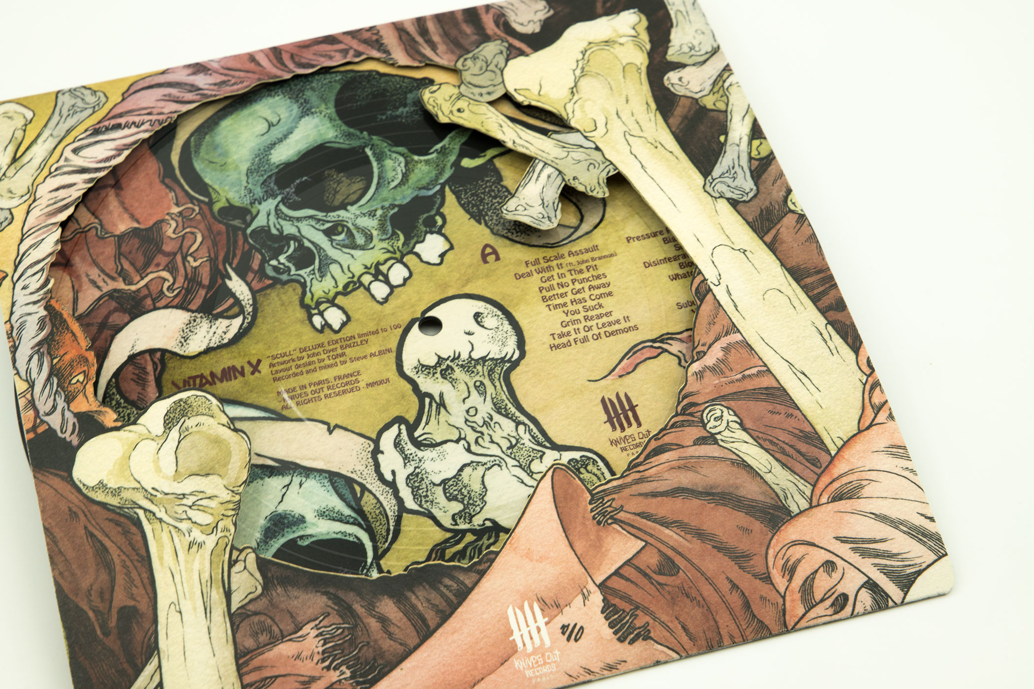 VITAMIN X "Full Scale Assault" Picture Disc 10" Vinyl