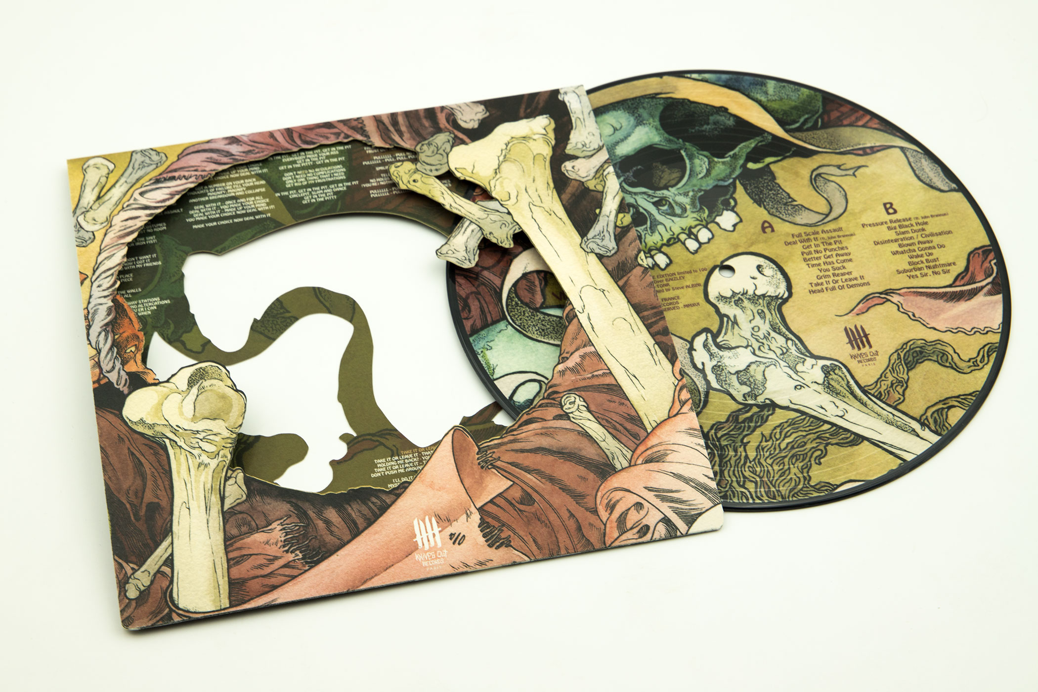 VITAMIN X "Full Scale Assault" Picture Disc 10" Vinyl